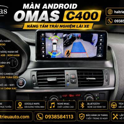 M&agrave;n h&igrave;nh android Omas C400 360 xe BMW X3