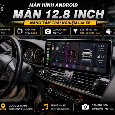 M&agrave;n h&igrave;nh android Omas 12.8inch xe BMW X3