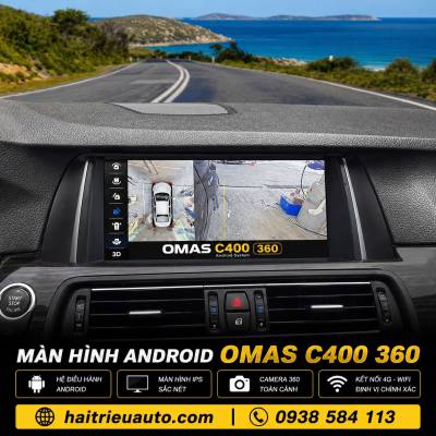 M&agrave;n h&igrave;nh android Omas C400 360 xe BMW 7series