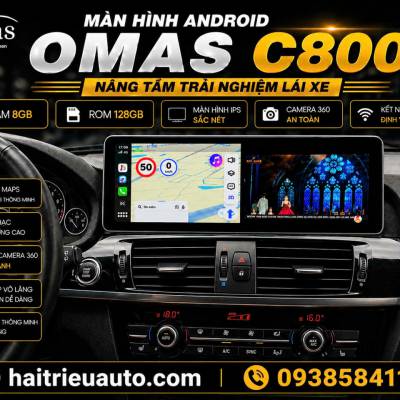 M&agrave;n h&igrave;nh android Omas C800 xe BMW X4