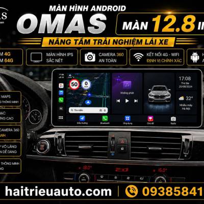 M&agrave;n h&igrave;nh android Omas 12.8 INCH 360 xe BMW X4