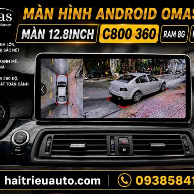 M&agrave;n h&igrave;nh android Omas C800 360 xe BMW 7 series
