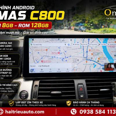 M&agrave;n h&igrave;nh android Omas C800 xe BMW X5