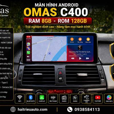 M&agrave;n h&igrave;nh android Omas C400 XE BMW X5