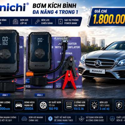Bơm k&iacute;ch b&igrave;nh  Kinichi