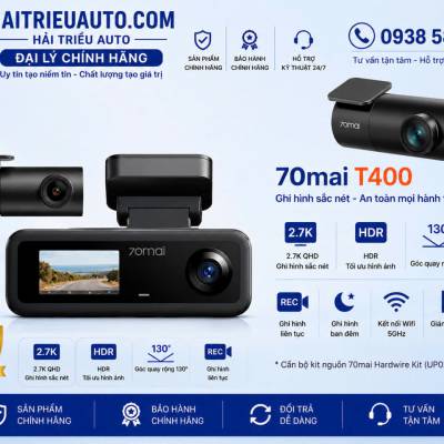 Camera H&agrave;nh Tr&igrave;nh Xiaomi 70Mai T400