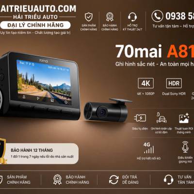 Camera H&agrave;nh Tr&igrave;nh Xiaomi 70Mai A810S-2 4K