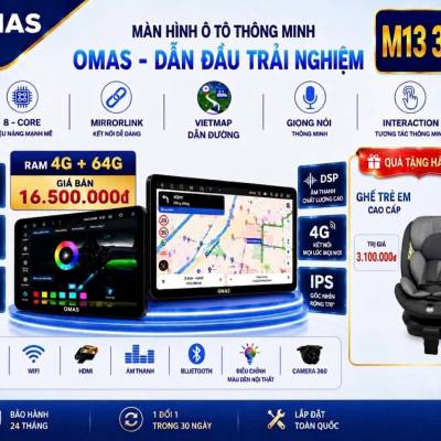 M&agrave;n h&igrave;nh android Omas M13 360
