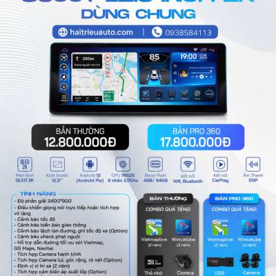 M&agrave;n h&igrave;nh android Winca S300 + 12.3inch 360