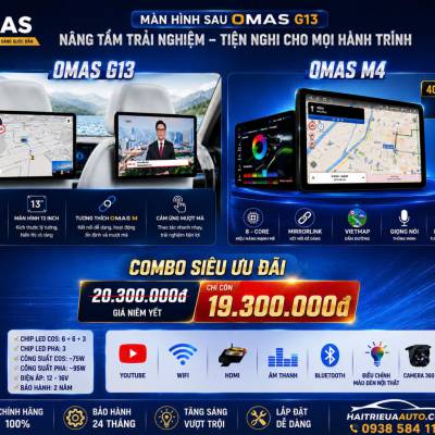Bộ 3 m&agrave;n h&igrave;nh Omas G13 v&agrave; M4