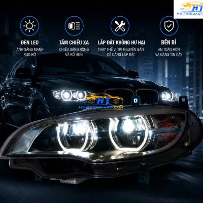 Bộ đ&egrave;n pha led xe BMW X6
