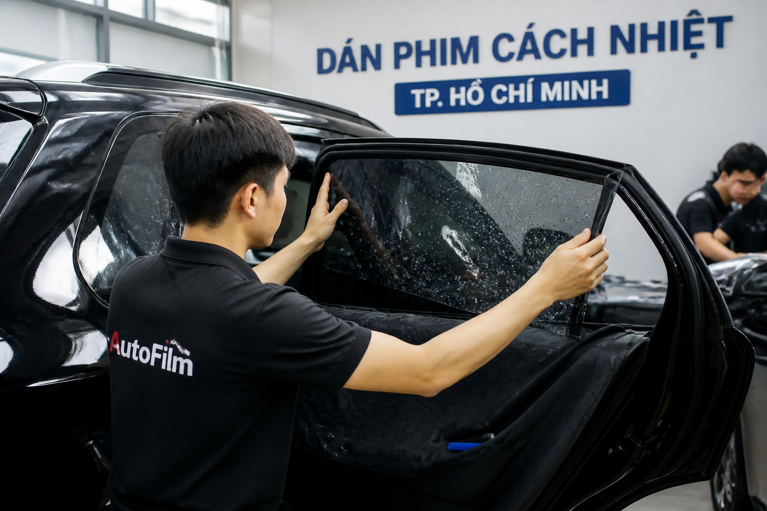 Dán phim cách nhiệt cho xe oto tại TP Hồ Chí Minh