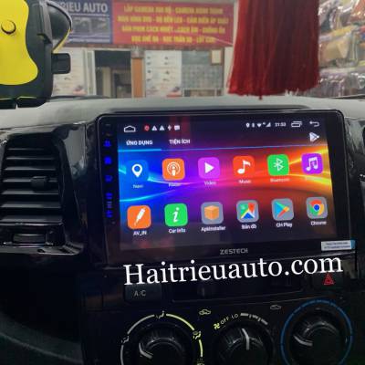 MÀn hình android zestech theo xe Fortuner 2013