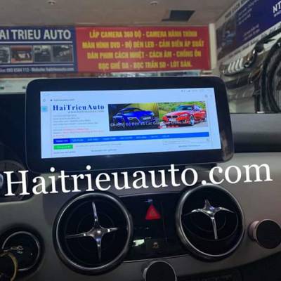 M&agrave;n h&igrave;nh android theo xe Mercedes GLK 2013