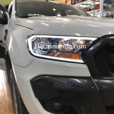 Viền đèn pha có Led Ford Ranger 