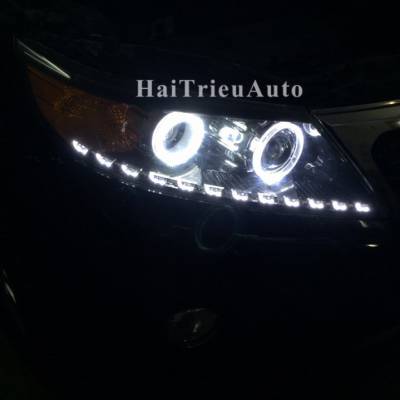 Độ đèn led pha cho xe sorento