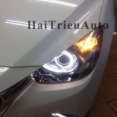 Độ bi xenon cho xe mazda 2