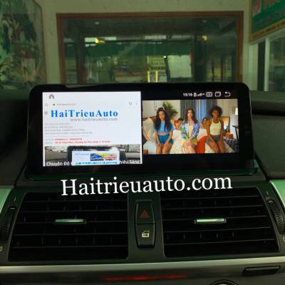 Màn hình android theo xe BMW X6