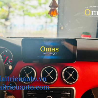 M&agrave;n h&igrave;nh android Omas pro xe Mercedes CLA