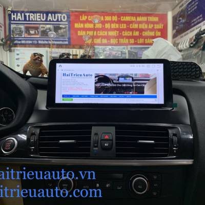 Màn hình android theo xe bmw X3