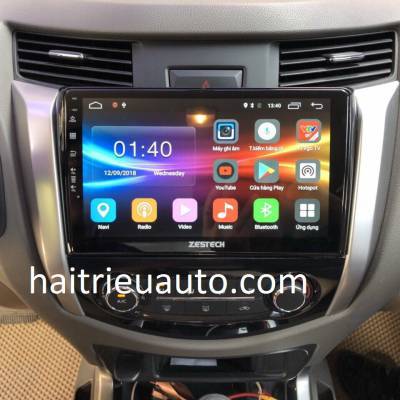 màn hình android zestech theo xe navara
