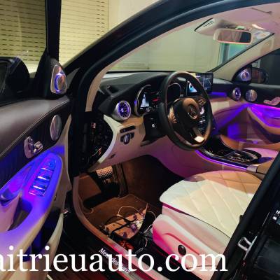 Nâng cấp led 64 mầu cho xe Mercedes GLC