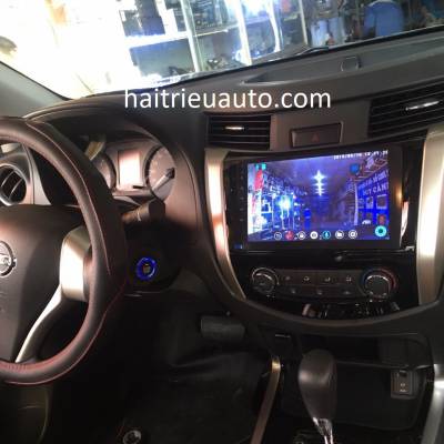 màn hình android theo xe navara 2017