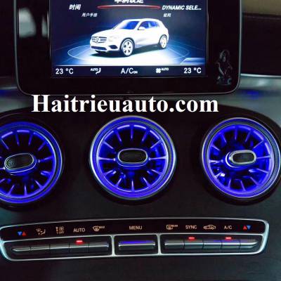 Cửa gió điều hòa đèn led theo xe Mercedes C