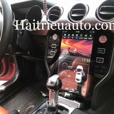 Màn hình android tesla theo xe Ford Mustang