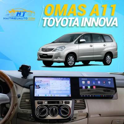 Màn hình android Omas A11 xe Innova