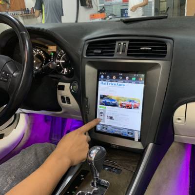 Màn hình tesla android theo xe Lexus is250 2007