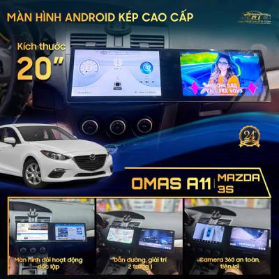 Màn hình android Omas A11 xe Mazda 3