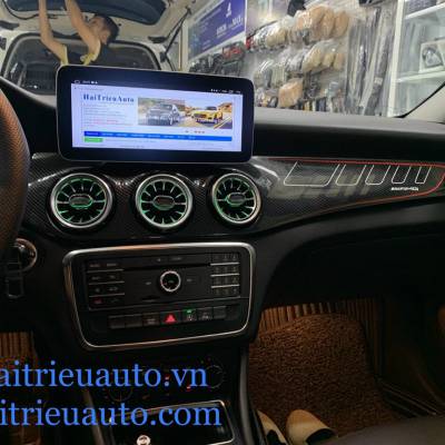 Cửa gió tunrbine led theo xe mercedes GLA