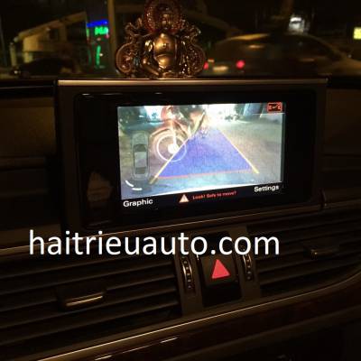 Lắp camera lùi cho xe Audi A6