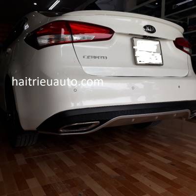 ốp chia đôi pô xe kia cerato 
