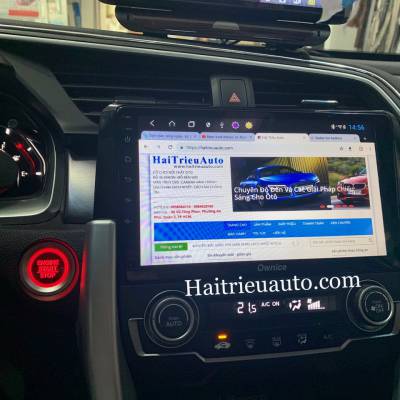 màn hình android Ownice theo xe Honda Civic