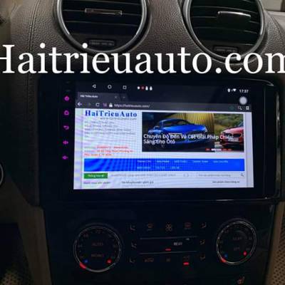 Màn hình android theo xe Mercedes ML 350