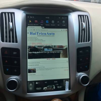 màn hình android tesla  xe lexus RX350