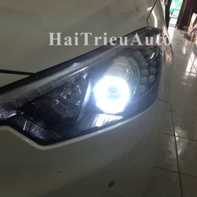 Độ đèn led vòng cho xe kia k3