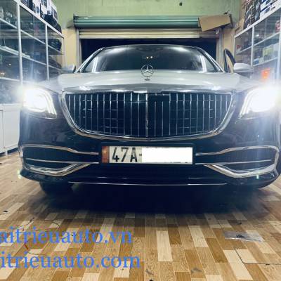 ốp cản trước theo xe mercedes S450 mẫu maybach