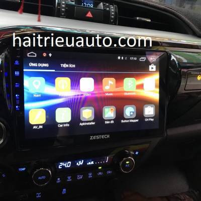 man h&igrave;nh android zestech xe hilux