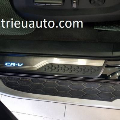 nẹp bước chân có đèn xe honda CRV 2018