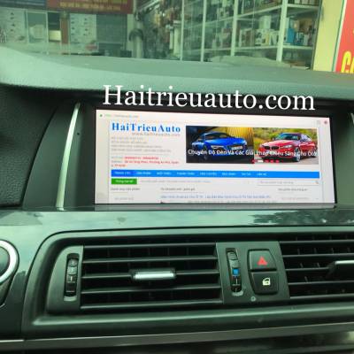 M&agrave;n h&igrave;nh android theo xe BMW 523i