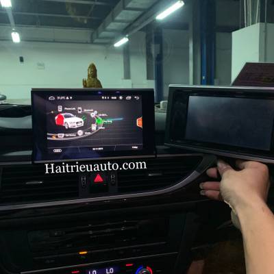 Màn hình android theo xe Audi A6 
