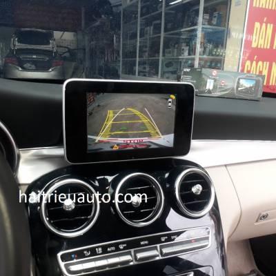Lắp camera lùi cho xe Mercedes C200