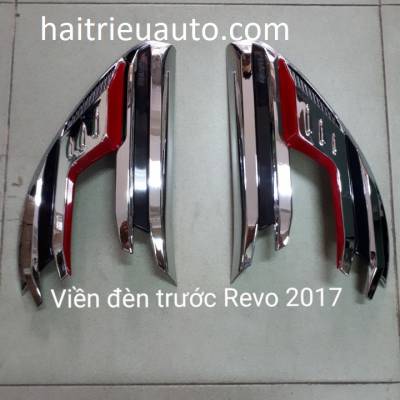 ốp viền đ&egrave;n trước xe Revo 2018