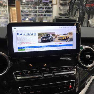 Màn hình android theo xe mercedes V250