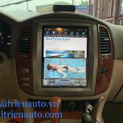 Màn hình android tesla theo xe lexus LX470