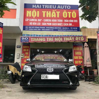 độ cản trước xe Camry mẫu Lexus