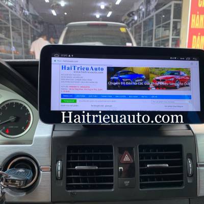 Màn hình android theo xe Mercedes GLK 2010